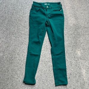 Old Navy rockstar super skinny colored ankle jeans.